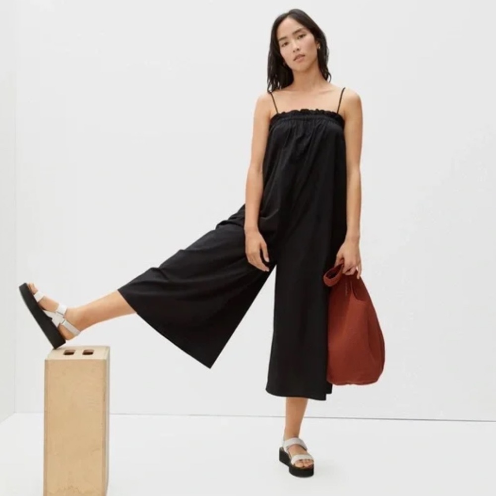Everlane Black Wide Leg Jumpsuit